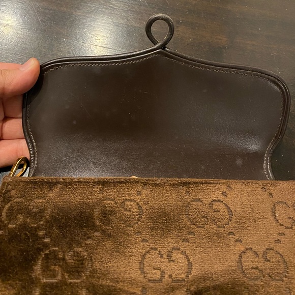 Gucci Rare Early Vintage Large GG Clutch Purse - Picture 7 of 13